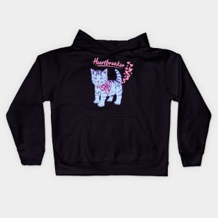 Kitten Heartbreaker Kids Hoodie
